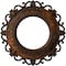 Ekena Millwork Orrington Ceiling Medallion (Fits Canopies up to 6 5/8"), 13 1/4"OD x 6 5/8"ID x 1 1/8"P, Rust CM13ORRUS - alternate 1